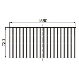 パナソニック 風呂フタ巻きフタ:マウント浴槽(ナナメ)用(1560×720)【GKJ84N1MR11ZE】