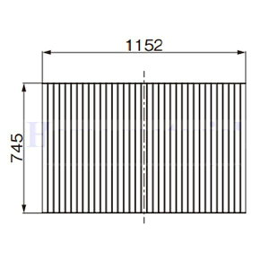 パナソニック 風呂フタ巻きフタ:1200腰掛け浴槽用(1152×745)【GKJ8BK1MR11ZEE】