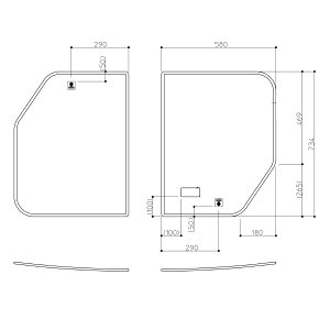 TOTO 風呂ふた1200クレイドル風呂蓋シールR【EKK80105WR2】