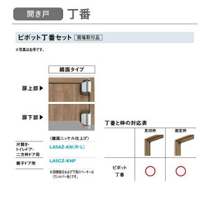 大建工業 リビングドア オプションピボット丁番セット鏡面タイプ(片開き・トイレドア用)【VA5AZ-KN(R・L)】
