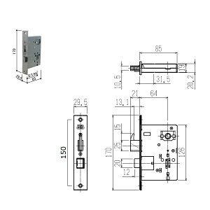 YKK-AP@փhAޏP[XE󂯎P[X(vbVvObvpEfbhEE)yHH4K12036CSz
