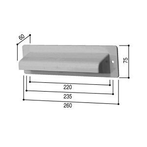 YKK-AP 玄関ドア部材ポスト・郵便受け ポスト口(屋内側) ポスト口(屋内側)カバー【HH2K6511】