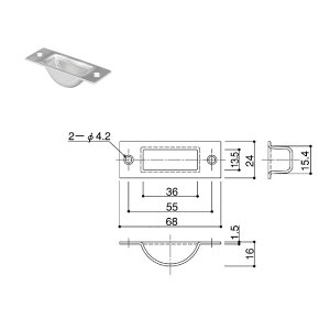 YKK-AP@փhAރtXE󂯁@tXyHHJ-0384z