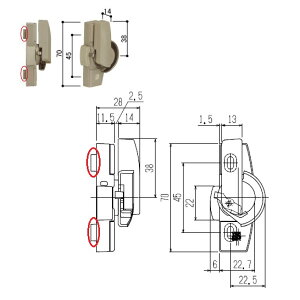 YKK-AP@ރNZgJo[Lsb`45yHH5K13113z