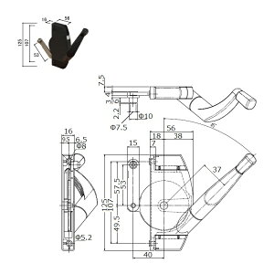YKK-AP@ރKX[o[(Iy[^nhEωEp)yHH5K17771z