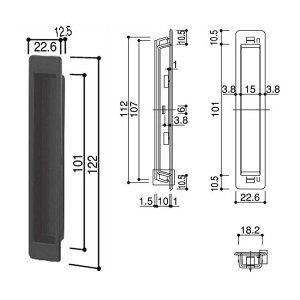 YKK-AP@ޑ`Ep^o(ʈႢ)@(Ⴂp)yHHK36757z