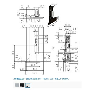 YKK-AP�@�������ޗ����܌� �������b�`�yHHK39927�z