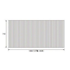 パナソニック 風呂フタ(長辺1470ミリ×短辺710ミリ:巻きフタ:長方形:切り欠きなし)【RL91FX04HMED】