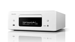 �f�m�� Denon RCD-N12 �l�b�g���[�NCD���V�[�o�[ HEOS/�n�C���]/HDMI ARC�Ή� �z���C�g RCDN12W