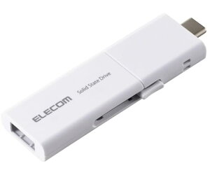 �G���R�� �O�t��SSD USB3.2 Gen1 �Ή� �X���C�h�� �}�j���A��QR�V�[���t 250GB �z���C�g ESD-EWB0250GWHR