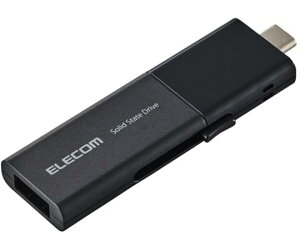 �G���R�� �O�t��SSD USB3.2 Gen1 �Ή� �X���C�h�� �}�j���A��QR�V�[���t 1TB �u���b�N ESD-EWB1000GBKR