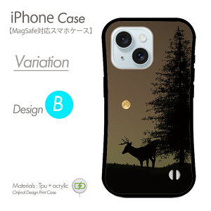 iPhoneケース MagSafe対応 スマホケース 動物 ハードケース トナカイ 動物 アニマル 携帯カバー マグセーフ iPhone17 iPhone17ケース iPhone16eケース iPhone16ケース iPhone16 Pro アイフォン15ケース iphoneSE 第