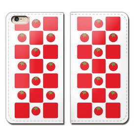 iPhone7 (4.7) iPhone7 ケース 手帳型 ベルトなし TOMATO トマト 野菜 とまと スマホ カバー トマト01 eb02701_05