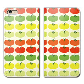 iPhone7 (4.7) iPhone7 ケース 手帳型 ベルトなし TOMATO トマト 野菜 とまと スマホ カバー トマト01 eb02702_03