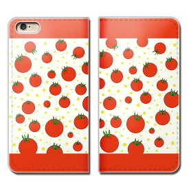 iPhone7 (4.7) iPhone7 ケース 手帳型 ベルトなし TOMATO トマト 野菜 とまと スマホ カバー トマト01 eb02703_03