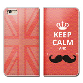 iPhone6 Plus（5.5） iPhone6Plus ケース 手帳型 ベルトなし Keep Calm 格言 イギリス スマホ カバー パロディ06 eb16501_03
