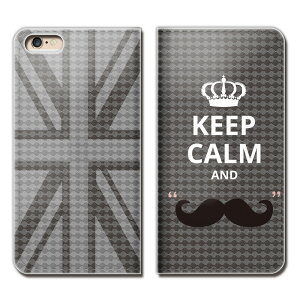 AQUOS sense lite SH-M05 ケース 手帳型 ベルトなし Keep Calm 格言 イギリス スマホ カバー パロディ06 eb16502_01