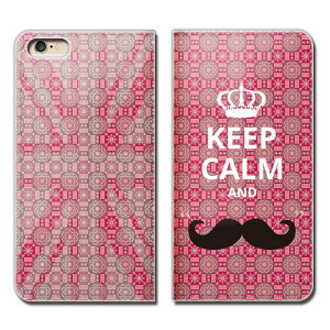 AQUOS sense lite SH-M05 ケース 手帳型 ベルトなし Keep Calm 格言 イギリス スマホ カバー パロディ06 eb16502_05