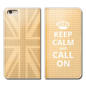 iPhone8 (4.7) iPhone8 ケース 手帳型 ベルトなし Keep Calm 格言 イギリス スマホ カバー パロディ07 eb16603_05
