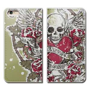 Xperia 1 SO-03L スマホ ケース 手帳型 ベルトなし スカル 髑髏 ストリート ロック スマホ カバー スカル05 eb17401_05