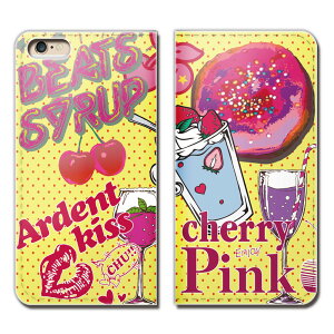 Android One S8 S8-KC �X�}�z �P�[�X �蒠�^ �x���g�Ȃ� �K�[���Y �X�C�[�c Cherry �p�t�F �X�}�z �J�o�[ girls01 eb18202_04