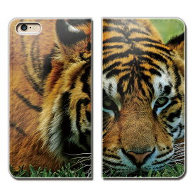 iPhone6 Plus（5.5） iPhone6Plus ケース 手帳型 ベルトなし どうぶつ 虎 タイガー 動物 スマホ カバー アニマル03 eb25202_04