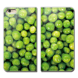 iPhone XS 5.8 iPhoneXS ケース 手帳型 ベルトなし 野菜 グリーンピース 豆 サラダ スマホ カバー カラフル01 eb00401_04