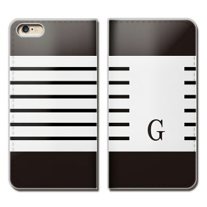 Xperia 5 II XQ-AS42 スマホ ケース 手帳型 ベルトなし イニシャル ペア 英字 G マーク スマホ カバー 頭文字01 eb24102_02