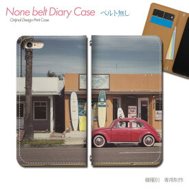 AQUOS zero6 SH-RM18 スマホケース 手帳型 ベルトなし クラシックカー 車 レトロ ビンテージ スマホ カバー クラッシック バンドなし マグネット 手帳 携帯ケース eb28201_01 アクオス あくおす シャープ