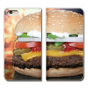 Xperia XZs SOV35 �P�[�X �蒠�^ �x���g�Ȃ� �H�ו� �t�@�X�g�t�[�h �n���o�[�K�[ �X�}�z �J�o�[ food01 eb25902_02