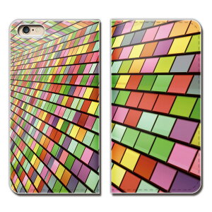 Xperia 5 II XQ-AS42 スマホ ケース 手帳型 ベルトなし パターン 模様 カラフル 北欧 タイル スマホ カバー pattern01 eb26003_02