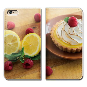 Xperia Ace SO-02L スマホ ケース 手帳型 ベルトなし スイーツ フルーツ いちご ケーキ スマホ カバー お菓子03 eb26302_01
