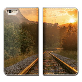 iPhone6 Plus（5.5） iPhone6Plus ケース 手帳型 ベルトなし 鉄道 列車 電車 機関車 駅 線路 スマホ カバー Train01 eb27701_02