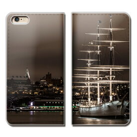 iPhone8 Plus 5.5 iPhone8Plus ケース 手帳型 ベルトなし 観光船 ヨット 船舶 ボート 海 スマホ カバー Ship01 eb28303_01