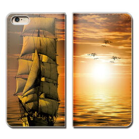 iPhone6 (4.7) iPhone6 ケース 手帳型 ベルトなし 観光船 ヨット 船舶 ボート 海 スマホ カバー Ship01 eb28303_02