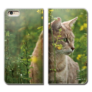 AQUOS ea 606SH ケース 手帳型 ベルトなし 猫 にゃんこ キャット ペット ネコ スマホ カバー ねこ画像 eb28703_04