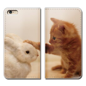 iPhone8 Plus 5.5 iPhone8Plus ケース 手帳型 ベルトなし 猫 にゃんこ キャット ペット ネコ スマホ カバー ねこ画像 eb28704_02