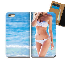 Xperia 5 SO-01M スマホ ケース 手帳型 ベルトなし セクシー 水着 ビキニ 美女 海 夏 スマホ カバー sexy eb32701_04