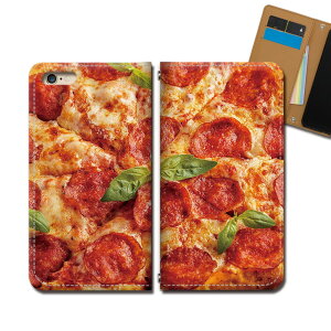 AQUOS sense3 plus SH-RM11 スマホ ケース 手帳型 ベルトなし ピザ pizza チーズ B級グルメ スマホ カバー 食べ物 eb33303_02