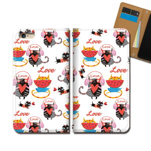 Xperia XZ3 SOV39 �X�}�z �P�[�X �蒠�^ �x���g�Ȃ� �L �˂� �l�R �L�܂݂� ���y �n�[�g �X�}�z �J�o�[ �˂� eb34101_05