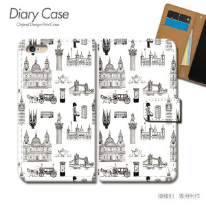 Xperia 10 III ケース 手帳型 SOG04 イギリス ビッグベン タワーブリッジ 観光 名所 スマホケース 手帳型 スマホカバー スマホ ケース 手帳 携帯ケース e035504_04 ヨーロッパ エクスペリア えくすぺ