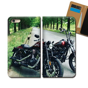 BASIO4 KYV47 スマホケース 手帳型 ベルトなし バイク オートバイ ツーリング ハーレー スマホ カバー バイク バンドなし マグネット 手帳 携帯ケース eb35802_01 京セラ べいしお ベイシオ
