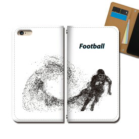 iPhone XS 5.8 iPhoneXS スマホケース 手帳型 ベルトなし アメフト アメリカンフットボール スマホ カバー スポーツ バンドなし マグネット 手帳 携帯ケース eb36802_04 各社共通 アイフォン あいふぉん