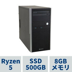 デスクトップPC AeroStream RM5A-A222TN/NT1( Ryzen5 5600G / 8GBメモリ / 500GB SSD(M.2 NVMe) / DVDマルチドライブ / Windows10HOME)