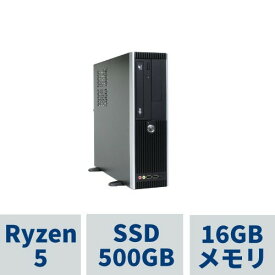 デスクトップPC AeroSlim RS5A-A222BP/CP1( Ryzen5 5600G / 16GBメモリ / 500GB SSD(M.2 NVMe) / DVDマルチドライブ / Windows11Pro )