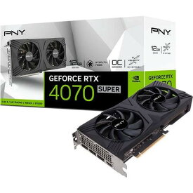 PNY GeFORCE RTX 4070 Super 12GB VERTO OC DUAL FAN　VCG4070S12DFXPB1-O