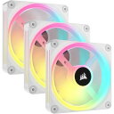 iCUE LINK QX120 RGB WHITE Starter Kit　CO-9051006-WW
