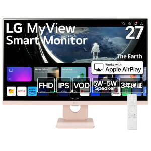 27SR50F-P X}[gj^[ 27^ IPS tHD webOS 5W+5WXs[J[ AirPlay2 Miracast e-ARC HDMI-CEC 3Ӄt[X R sN