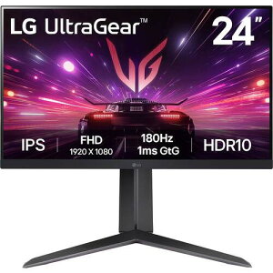 UltraGear 24GS65F-B 23.8C` tHDQ[~Oj^[ 180Hz 1ms(GTG) IPSpl