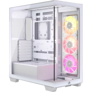 iCUE LINK 3500X RGB Tempered Glass Mid-Tower -White-@CC-9011281-WW